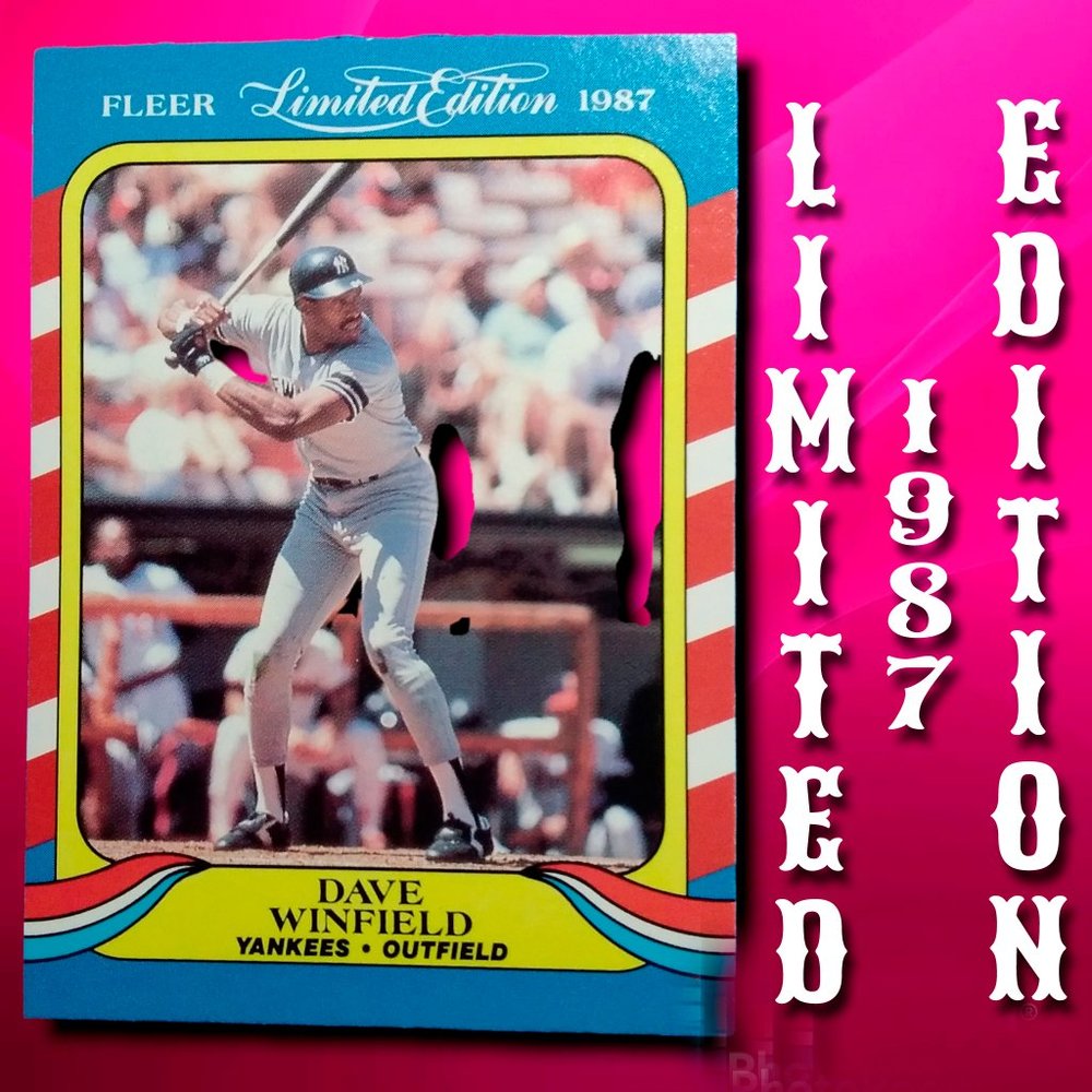 Baseball Card Dave Winfield # Fleer Limited Edition 1987